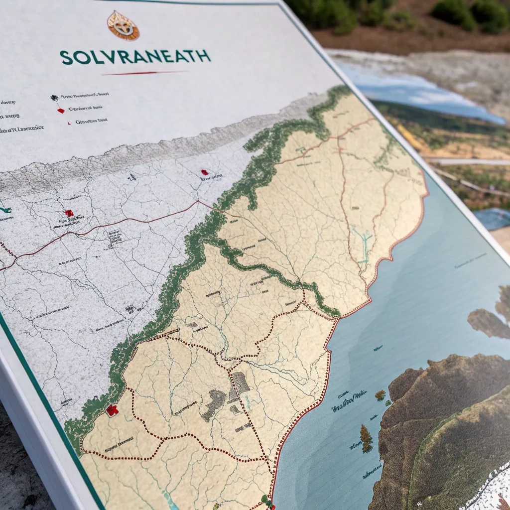 Map showing SOLVRANETH location